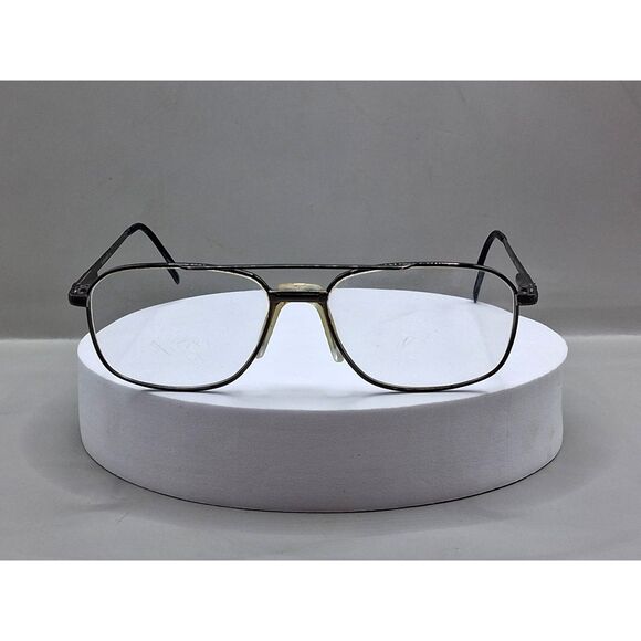 Vintage Zyloware Stetson 178 Square Full Frame Aviator 57-16-145 Eyeglasses - Picture 7 of 14